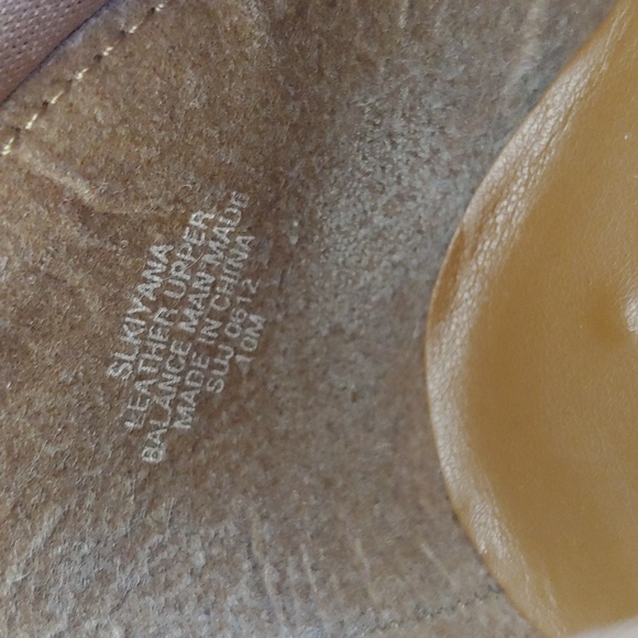 Sam & Libby Camel Tan Suede Ankle Booties Women's size 10 - Picture 8 of 12